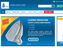 Tablet Screenshot of iron-shoe.com